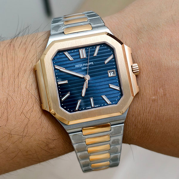 【PPF製造】 パテックフィリップコピー キュビタスRef.5821/1AR-001 ブルーソレイユ文字盤 贈り物に最適